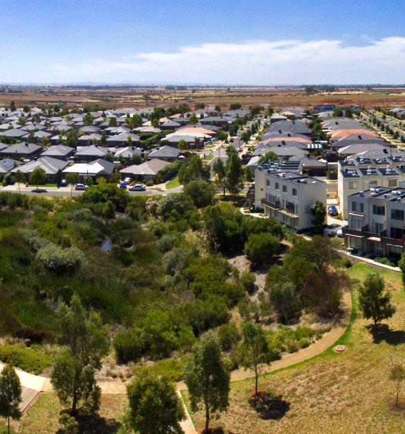 Laverton suburb and local vehicle service area